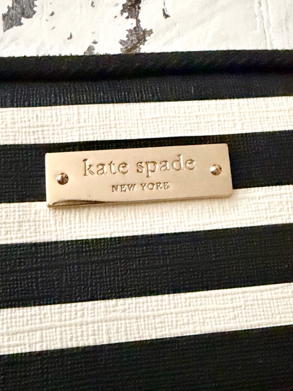 kate spade Black and White Striped Laptop Sleeve - Picture 2 of 3